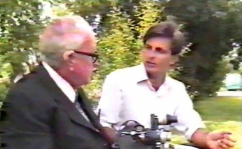 Jack Gerard being interviewed by Graeme Singleton. Jack Gerard being interviewed by Graeme Singleton.